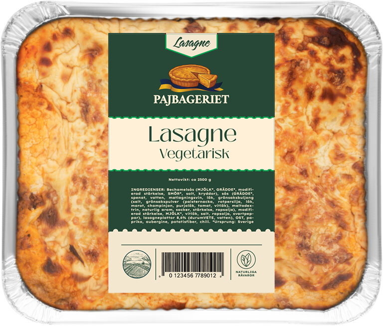Lasagne vegetarisk