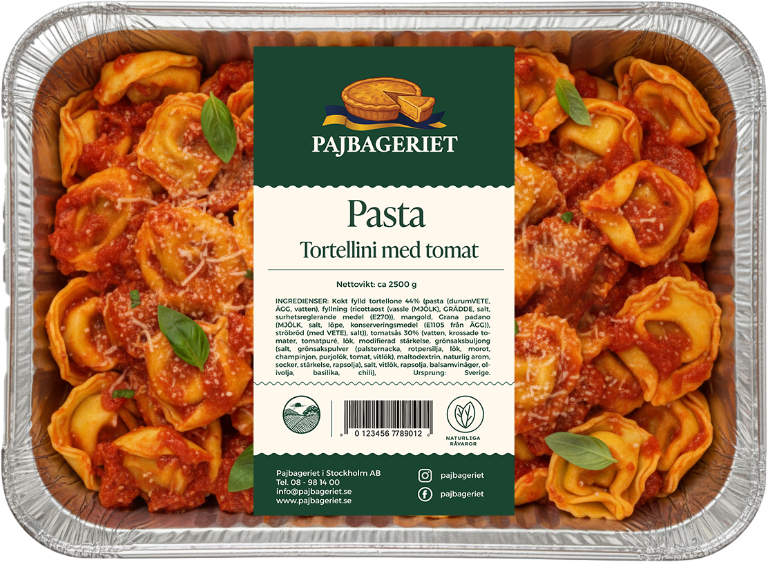 Tortellinipasta med tomat